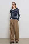 General Idea WOMAN Stripe Layered Pullover
