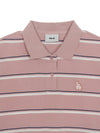 MLB Women's Varsity Stripe Crop Polo T-Shirts