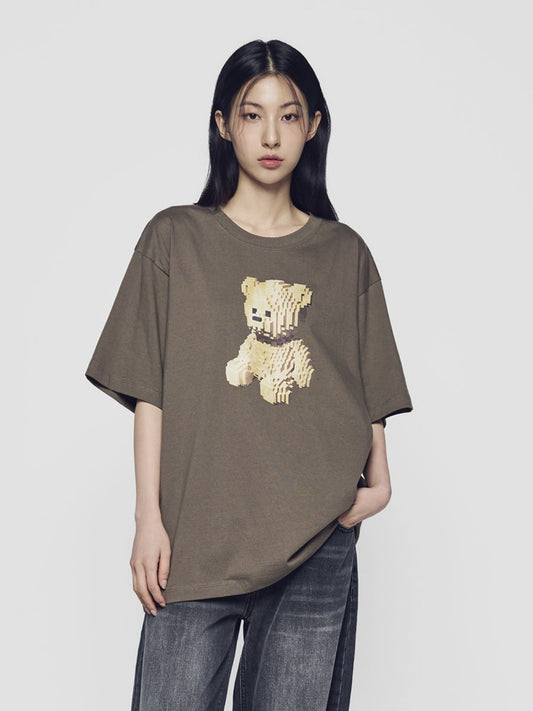 ADLV Block Bear Short Sleeve T-Shirt