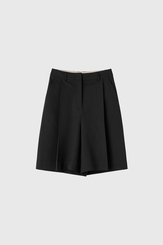 General Idea WOMAN Pleated Bermuda Slacks