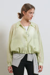 General Idea WOMAN Summer Sheer Volume Blouson Shirt