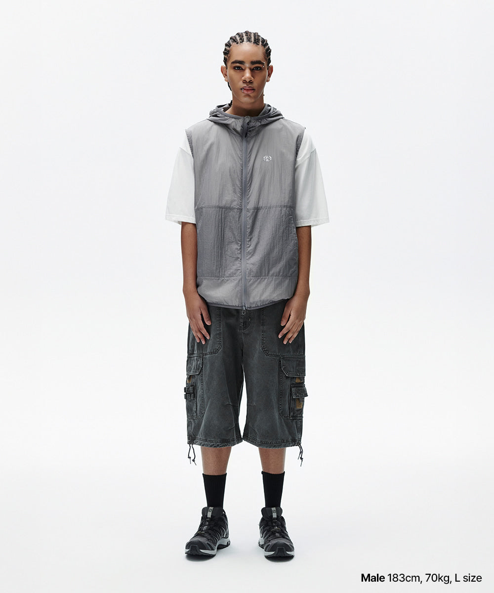 Mahagrid Eclipse Nylon Hood Vest