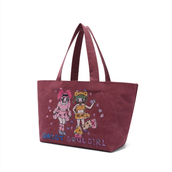 Nice Ghost Club Soul Pussy Cat Ghost Soul Girl Tote Bag