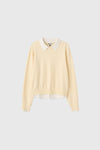 General Idea WOMAN Relaxed Collar Layered Pullover