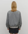 Marithé François Girbaud Wool Varsity Jacket Heather Gray
