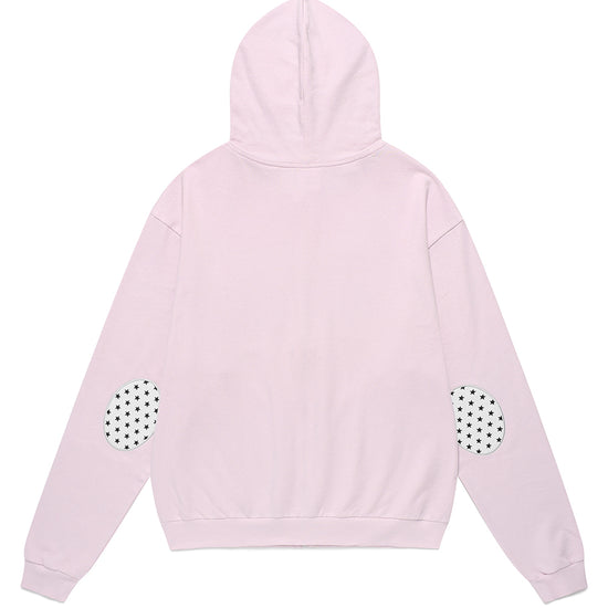 Cavish S Size 5/8 Delivery I LOVE MUSIC ZIP UP HOODIE [PINK]