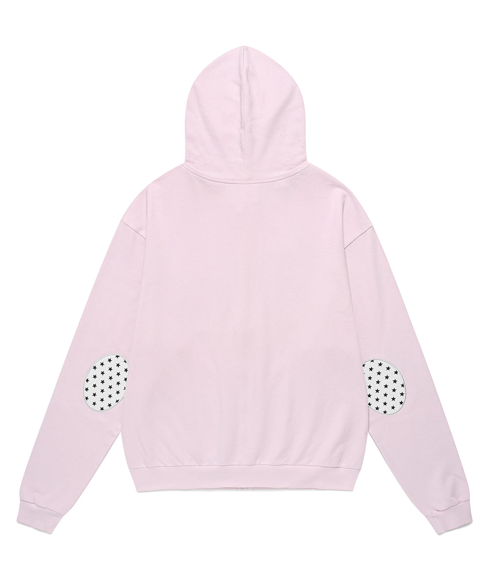 Cavish S Size 5/8 Delivery I LOVE MUSIC ZIP UP HOODIE [PINK]
