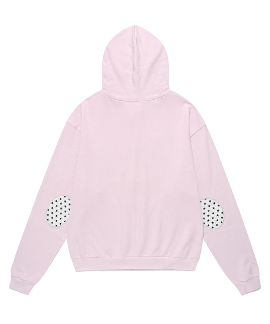 Cavish S Size 5/8 Delivery I LOVE MUSIC ZIP UP HOODIE [PINK]