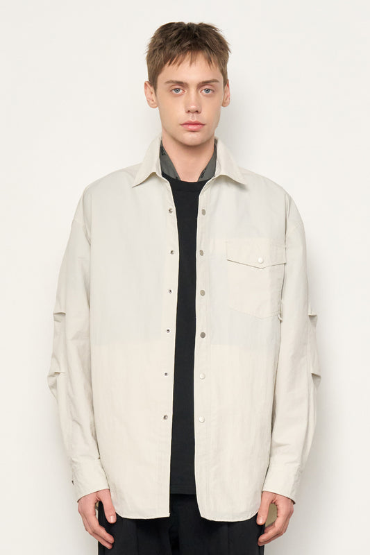 General Idea MAN Nylon Shirt Jacket