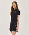 Marithé François Girbaud W EMBLEM PK COLLAR TEE