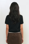 General Idea WOMAN Airy Essential Collar Half Knit