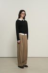 General Idea WOMAN Relaxed Collar Layered Pullover