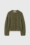 General Idea WOMAN Cable Crochet Cardigan
