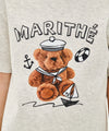 Marithé François Girbaud Kids Marine Bear Regenerated Tee