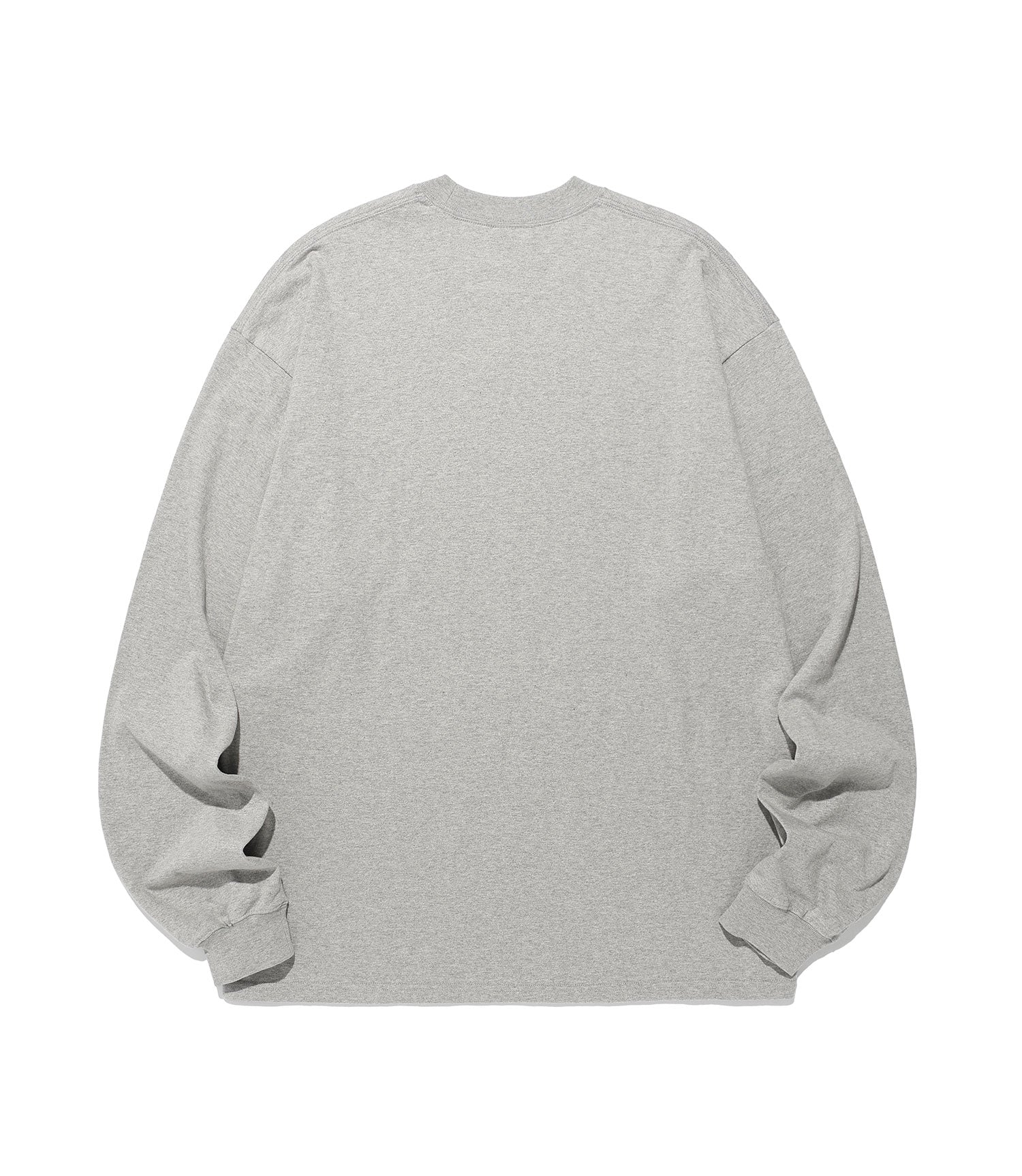 Nice Ghost Club Little Devil Girl Big Big Long Sleeve Tee [Grey]