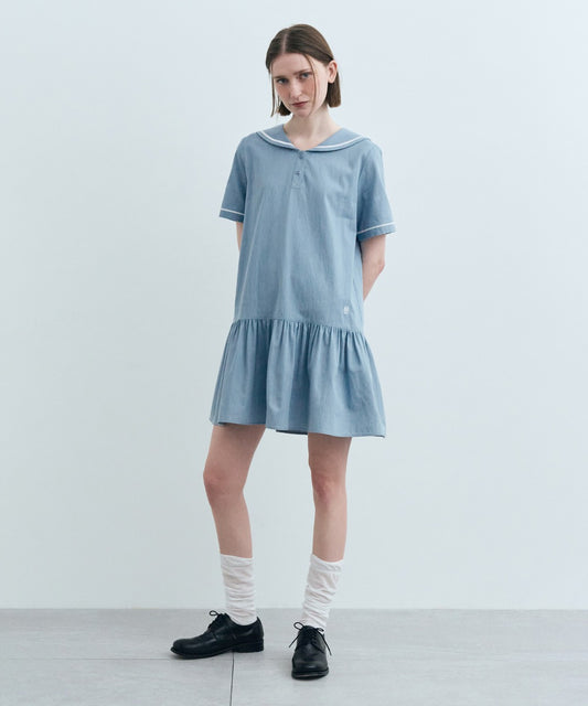 Marithé François Girbaud W Sailor One-Piece Light Blue