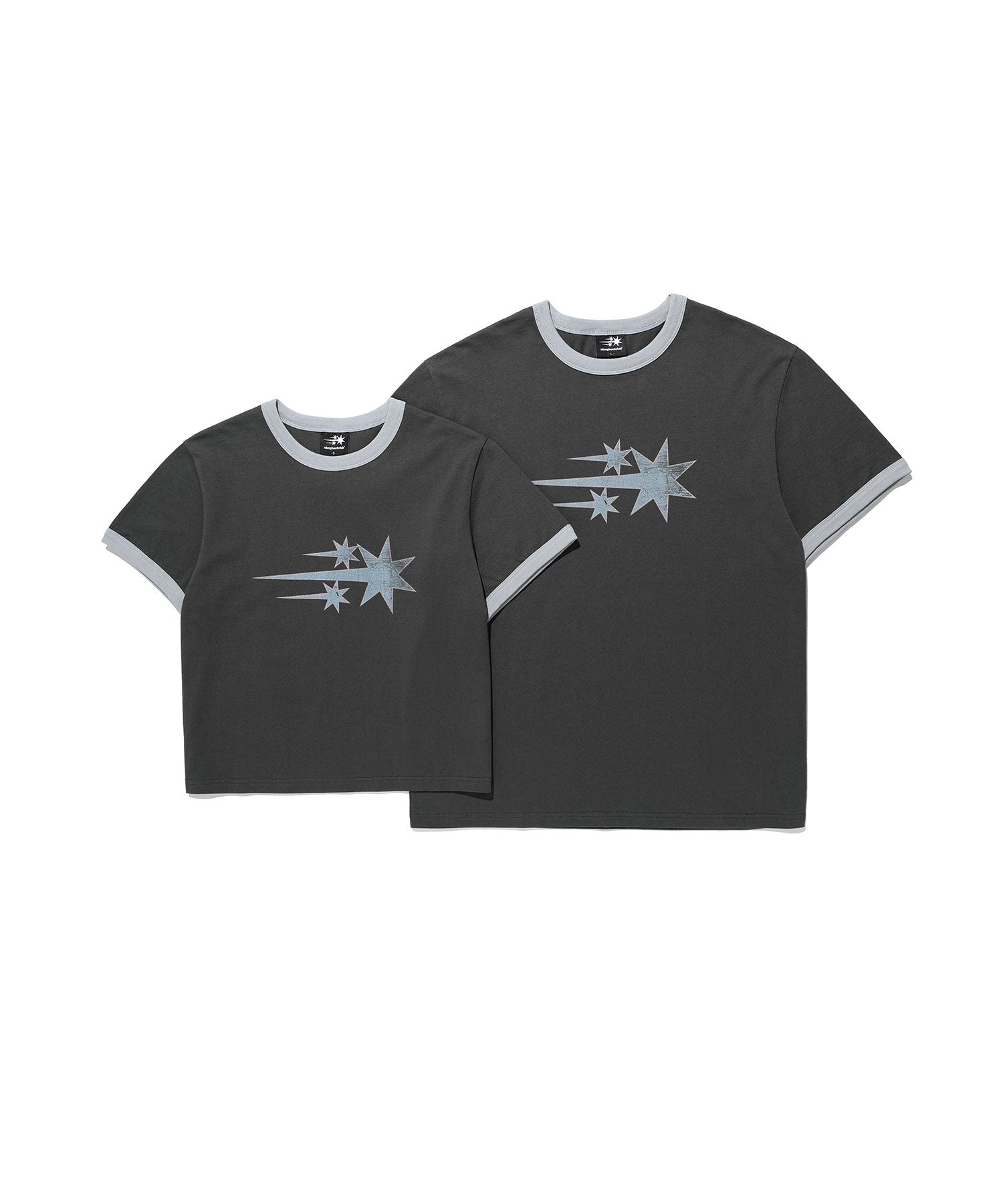 Nice Ghost Club Vintage 3 Star Basic Ringer Tee