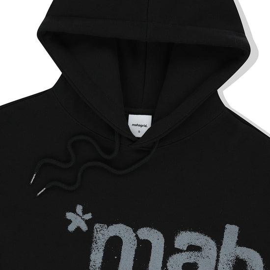 Mahagrid mah SPRAY HOODIE [BLACK]