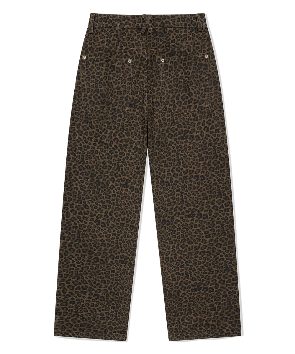 Mahagrid Curved Leopard Pant