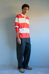 General Idea UNISEX Stripe Rugby Knit