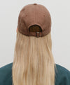 Marithé François Girbaud Regular Logo Brushed Cotton Covered Cap Brown