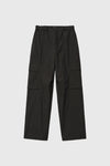 General Idea MAN Strap Layered Cargo Pants [BLACK]
