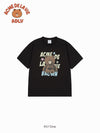 ADLV LINE FRIENDS BROWN STAR SHORT SLEEVE T-SHIRT