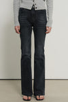 General Idea WOMAN Bootcut Washing Denim Pants [DEEP NAVY]