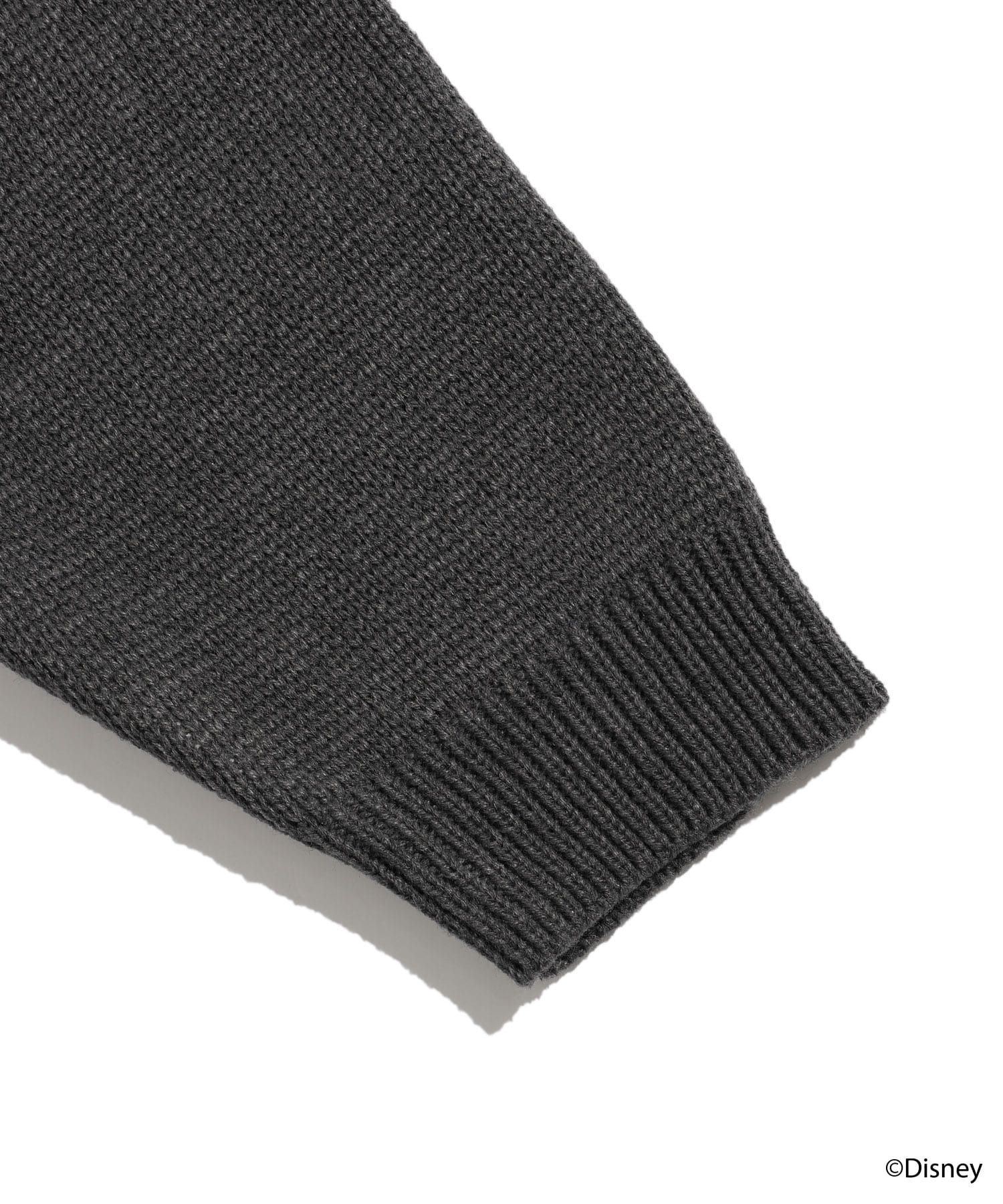 Nice Ghost Club Fantasia Mickey Mouse Knit [Charcoal]