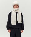 Marithé François Girbaud KIDS CABLE MUFFLER IVORY