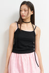 General Idea WOMAN Eyelet U-Neck Sleeveless