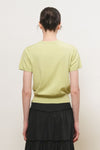 General Idea [KIPPU PICK] WOMAN AIRY ESSENTIAL HALF KNIT [GREEN]