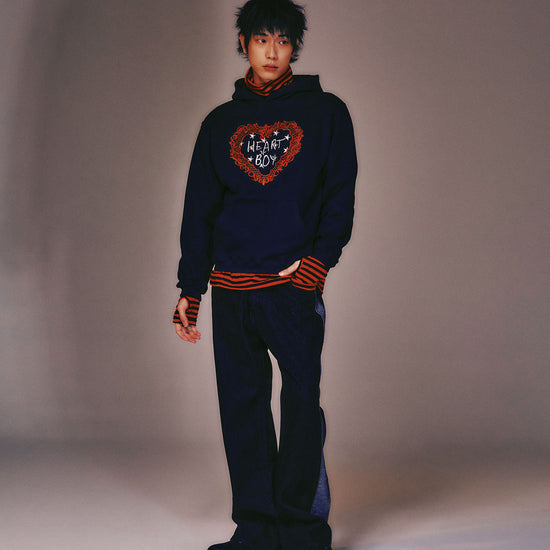 Nice Ghost Club Heart Boy Hoodie