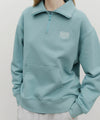 Marithé François Girbaud Classic Logo Half Zip Sweatshirt