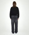 Mahagrid ARCH DEPT CROP SWEATSHIRT [BLACK]