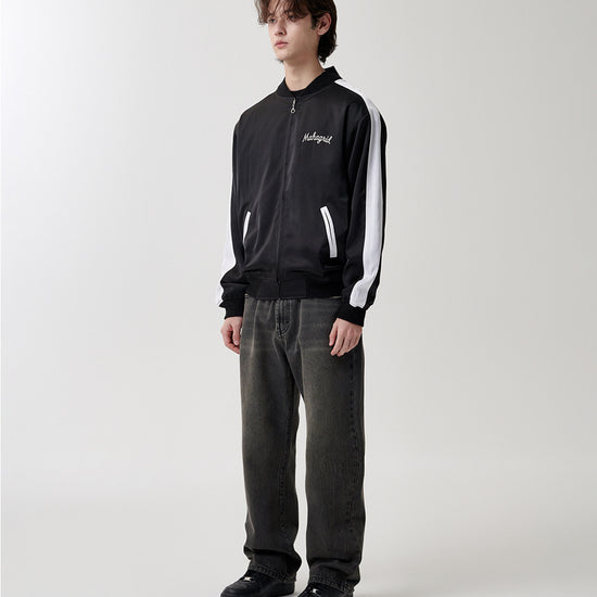 Mahagrid Rope Logo Satin Jacket