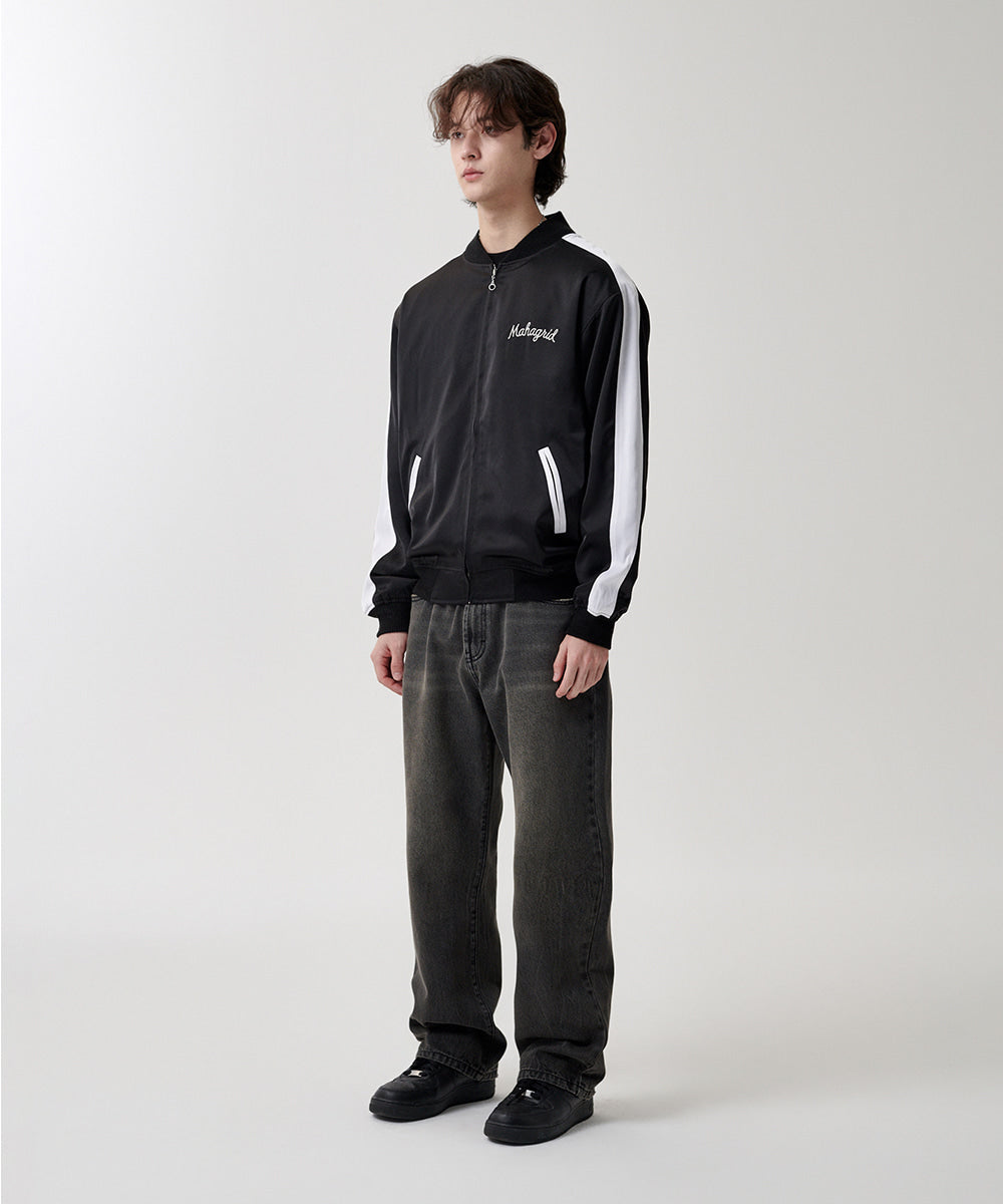Mahagrid Rope Logo Satin Jacket