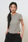 General Idea WOMAN Slim Fit Multi Stripe T-Shirt