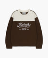Marithé François Girbaud Kids Color Block Sweatshirt Brown