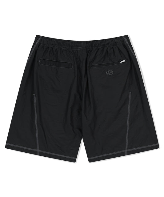 Mahagrid Cover Stitch Nylon Track Short