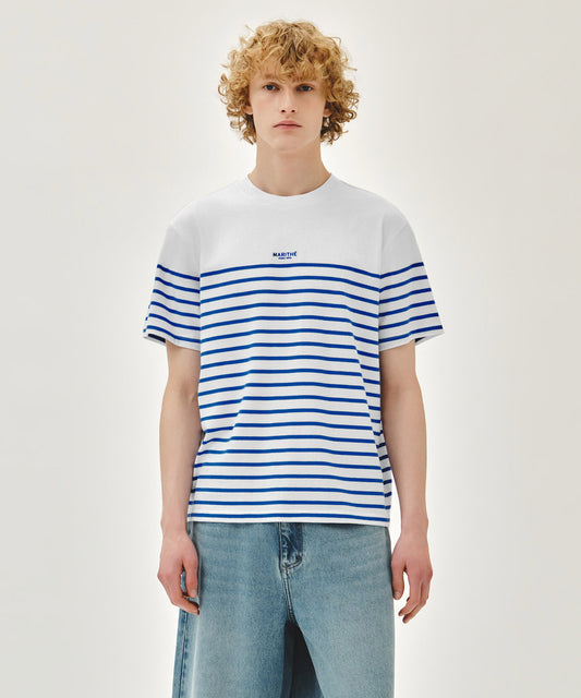 Marithé François Girbaud BLOCK STRIPE TEE