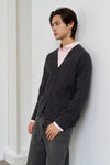 General Idea MAN Essential Minimal Cable V-Neck Cardigan
