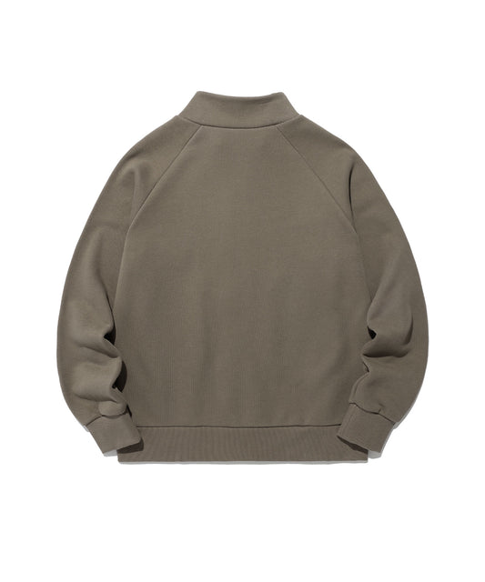 Nice Ghost Club 3 Stars Sweat Jersey Zip Up [Beige]