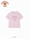 ADLV Women's Brown Line Friends Short Sleeve T-Shirt