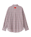 Bitter Cells Oversized Blurry Check Shirt