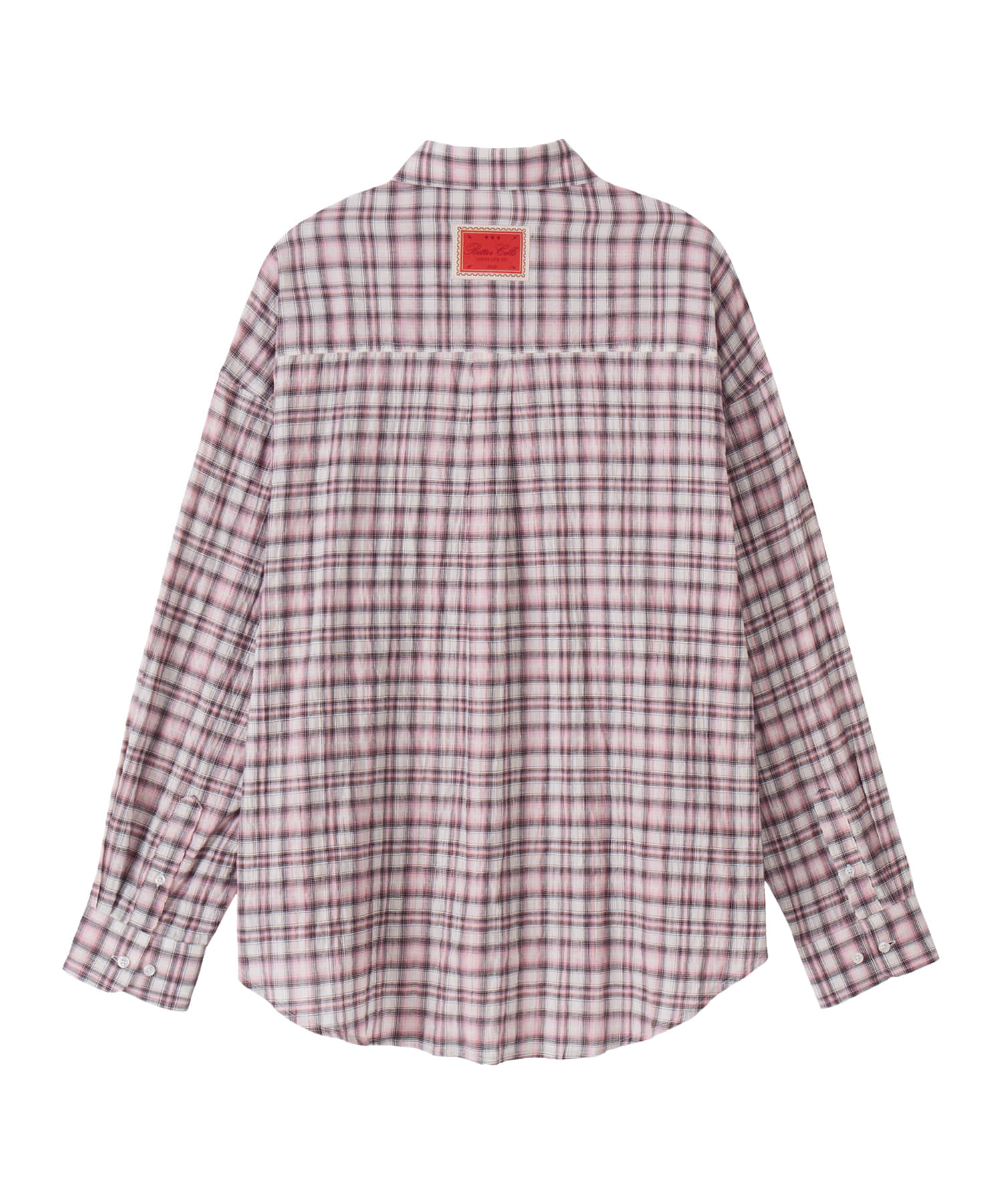 Bitter Cells Oversized Blurry Check Shirt