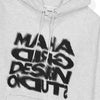 Mahagrid Halftone Hoodie Light Grey