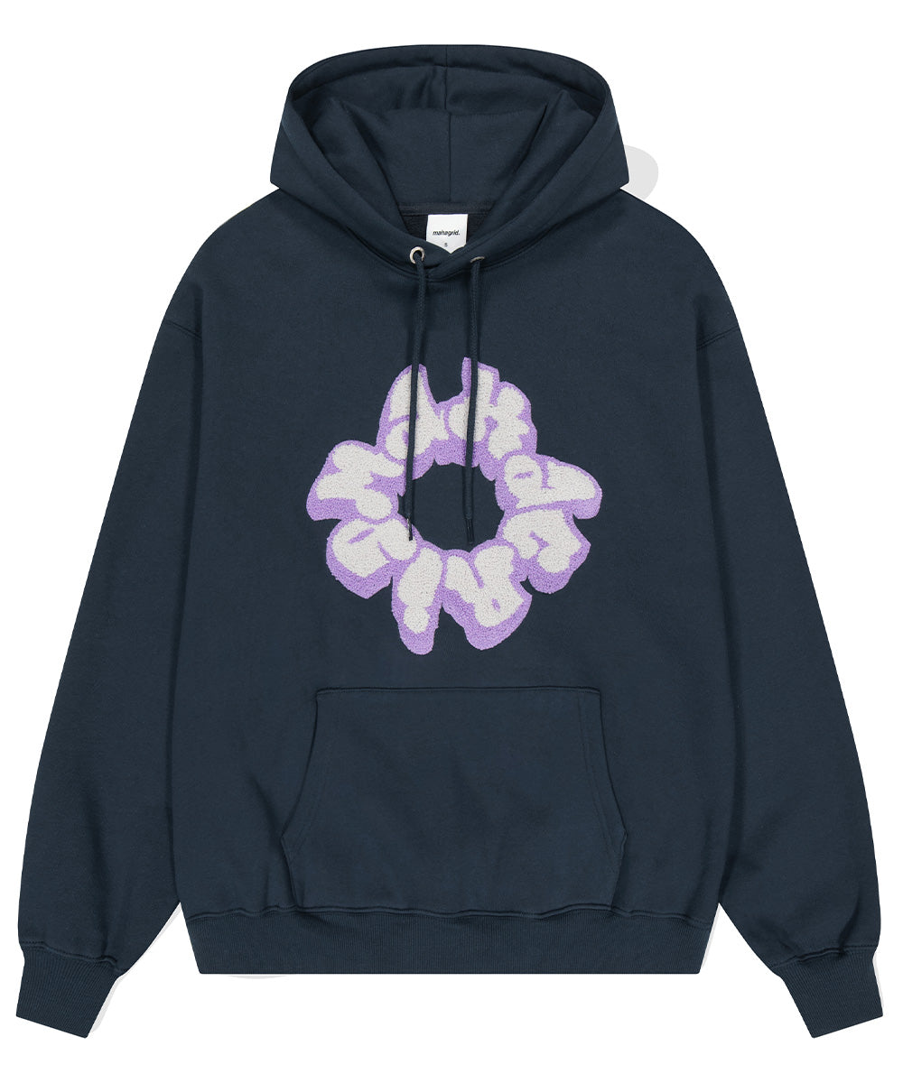 Mahagrid Throw Up Hoodie [Navy]