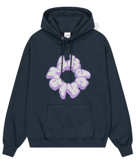 Mahagrid Throw Up Hoodie [Navy]