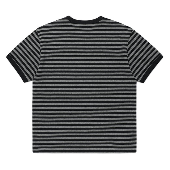 Cavish Striped Twin Star Ringer Short Sleeve Tee